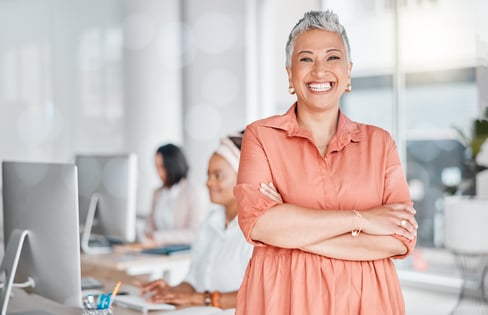 Woman in the office